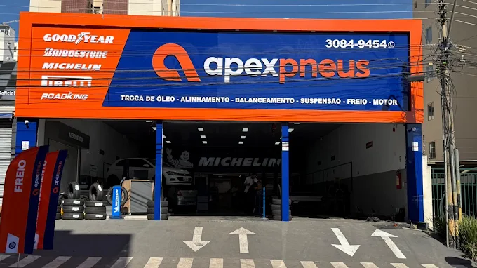 Fachada Apex Pneus Águas Claras